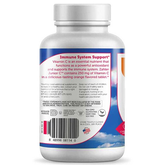 Junior C Advanced Vitamin C 250 Mg, ZHL